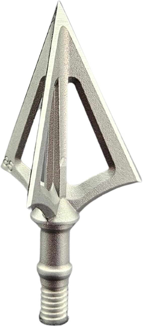 G5 Montec Fixed 3-Blade Broadheads | 3-Pack | 85/100/125 Grains | Razor Sharp 1-Piece Construction | Screw in | Compound & Recurve Compatible