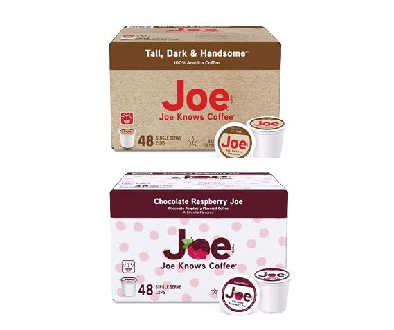 Tall Dark & Handsome and Chocolate Raspberry Joe Single Serve Coffee Bundle