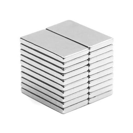 MNS Magneteksan Strong Neodium Block Magnet - 30x10x2 mm (10-pack)