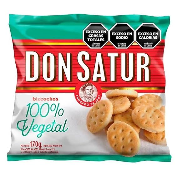 THEARG Don Satur Bizcochos Horneados Sabor Queso (Vegetal)