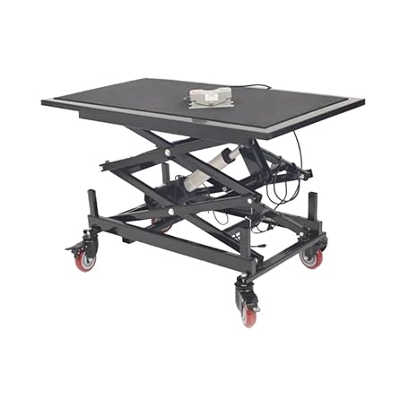 Overhead Electric Hoist Electric Folding Lift Household Interior Decoration Mobile Trolley Lift Platform Winch Lifting Scaffold(100x55 180KG)