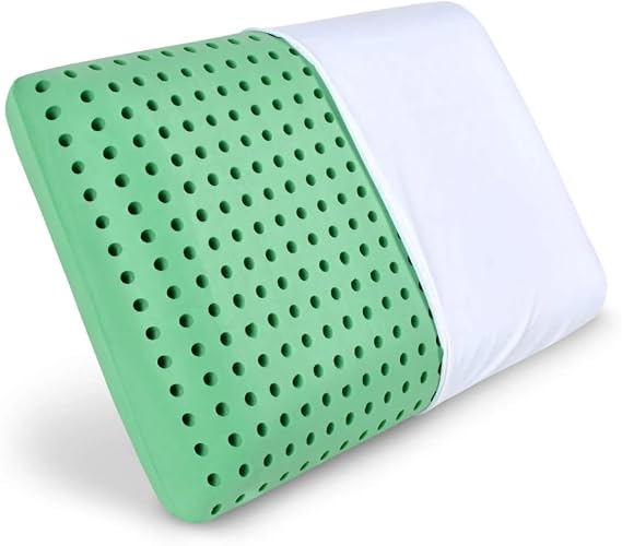 Hafızalı Köpük Yastık,Ortopedik yastık, Yan Sırt ve Karın Üstü Uyuyanlar İçin, Yıkanabilir Kılıflı, Nefes Alabilen Fileli,Lavanta Yastık, Standart Boy 60x40