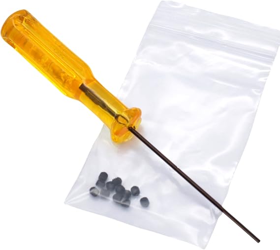 Cutex 12 Pcs Needle Screws with Wrench Compatible with Brother Industrial Overlock Sewing Machine