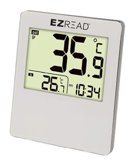 EZ Read Digital Thermometer with Clock 840-1500
