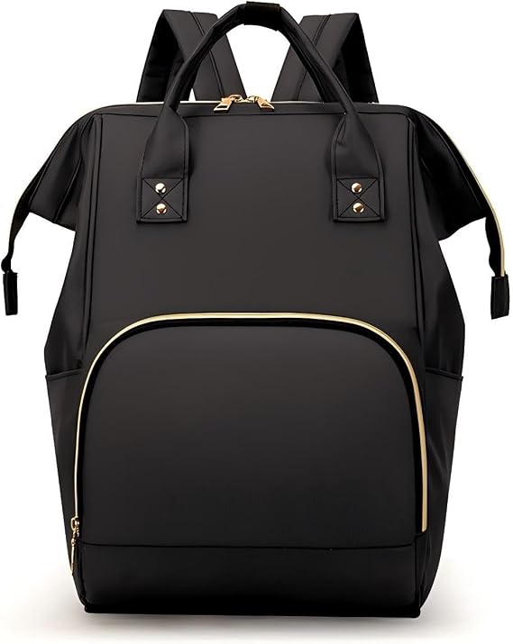 Diaper Bag Backpack, Large Capacity Multifunction Diaper Bag Organizer, Waterproof Diaper Bag, Backpack Diaper Bag (Black)