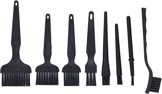 8Pcs Non Static Brushes Portable Plastic Handle ABS Electronics Computer Keyboard Cleaning Brush Kit for Laptop Keyboard Camera Small Space