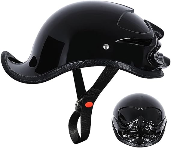 Half-Shell Jet Helmet Motorcycle Helmet Half Motorcycle Helmet Open Face Motorbikes Helmet, ECE/DOT Certification Scooter Motorcycle Half Helmet