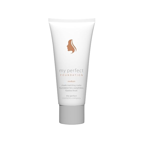My Perfect Foundation | The Perfect Cosmetics Company Matte Foundations | Weightless Flawless Finish Creates Air-Brushed Effect With Buildable & Breathable Coverage 40ml