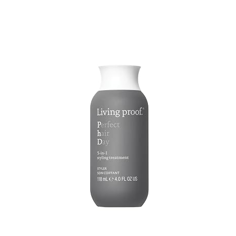 Living Proof Perfect Hair Day 5-in-1 Styling Treatment Conditions, Smooths, Volumizes, Adds Shine, Heat Protection up to 450F, 4 oz