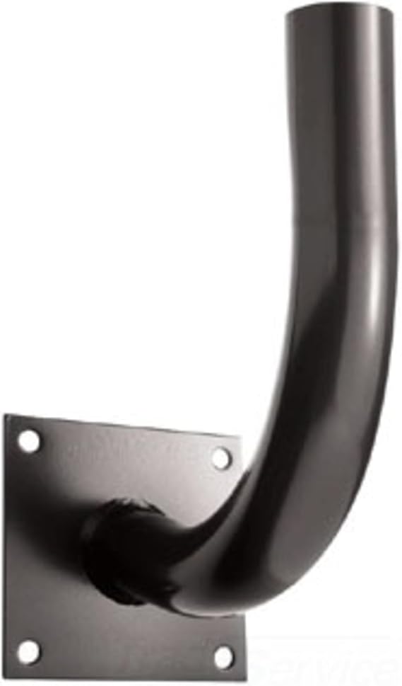 RAB Lighting MCB Curved Wall Mount Bracket, 16" Length x 12" Width