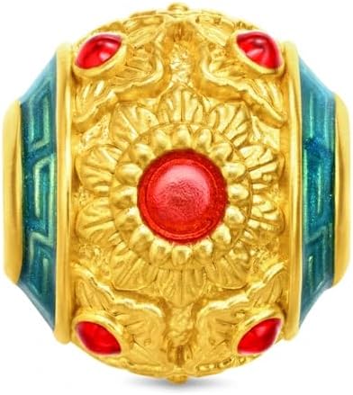 24K Gold Palace Museum Collection 24k Gold Enchanted Blossom Charm