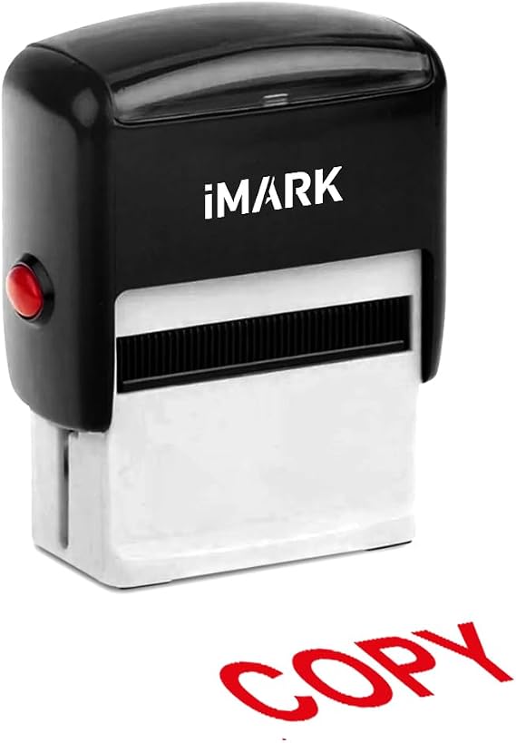 iMARK Self-Inking Stamp Rubber Stamp, Red Ink (Copy)