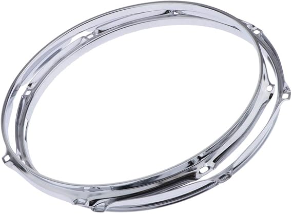 2 Pcs Lug Drum Hoop Snare Side Hoop (13 Inches 1.2mm)