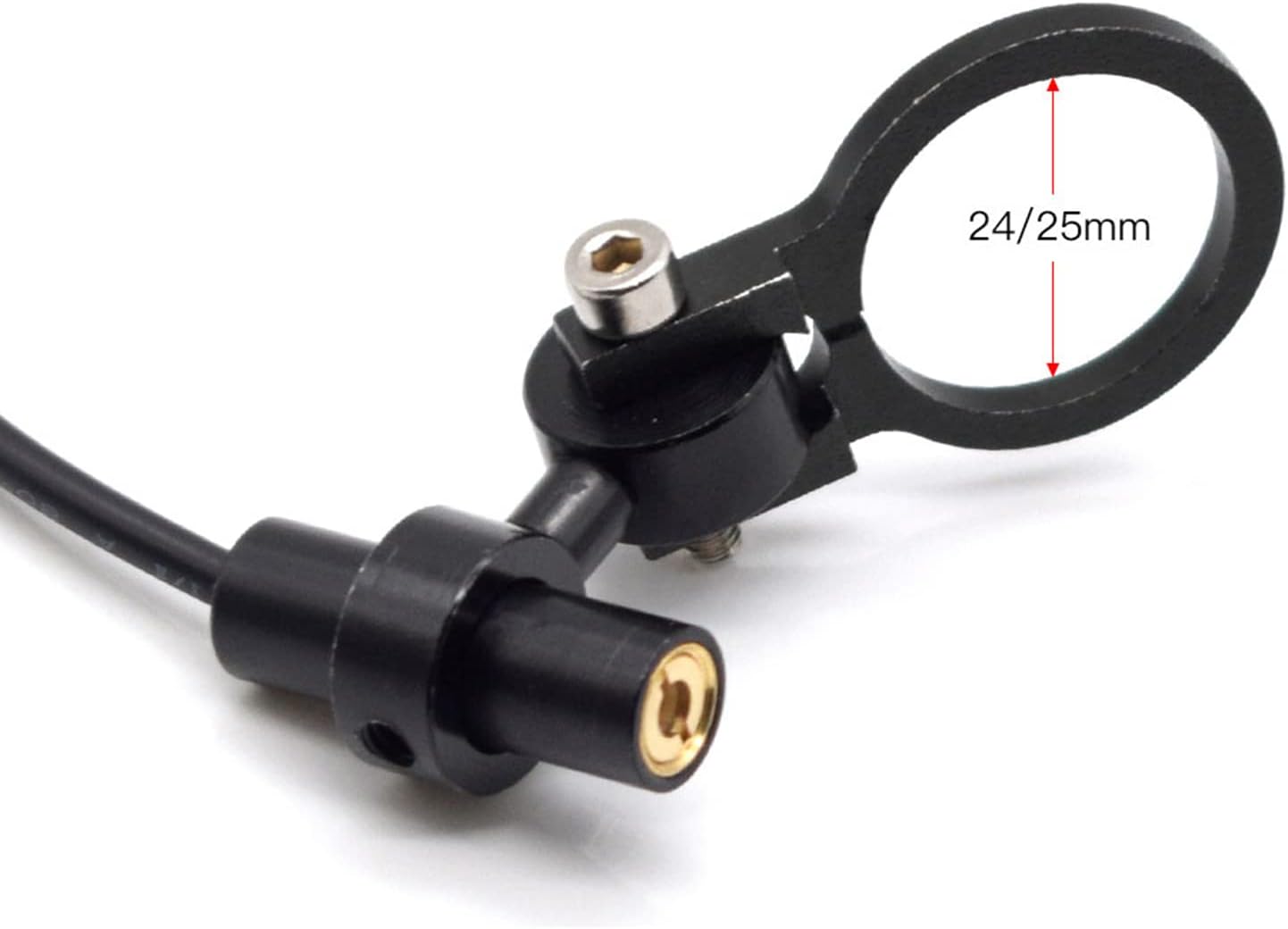 Qding Diode Module Red Dot Set Hole Diameter 24mm Positioning DC 5V for C Series DIY Co2 Laser Head