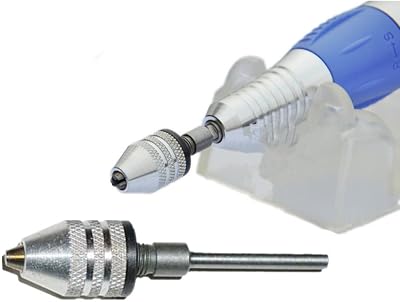Universal 0.3~3.4mm Keyless Drill Chuck Adapter Adaptor Bit Converter 2.35mm Connecting Shaft for Most Grinder Rotary Tool