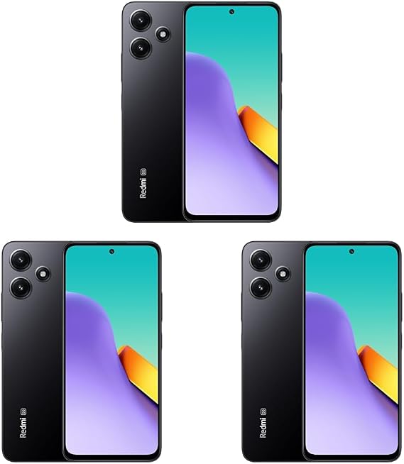 Xiaomi SIMフリースマートフォン Redmi 12 5G 8GB+256GB 6.8インチ高精細ディスプレイ ガラス背面 docomo/au/SoftBank/Rakuten Mobile 回線対応 ミッドナイトブラック × 3