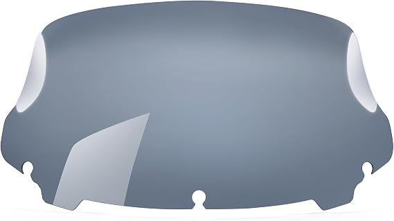Amazicha 10" Wave Windshield Windscreen Fit for 2014-2023 Harley Davidson Touring Street Glide, Electra Glide 2014-2022, Ultra Limited 2014-2024 and 14-later Tri Glide models (Except 23 FLHXSE),Tint