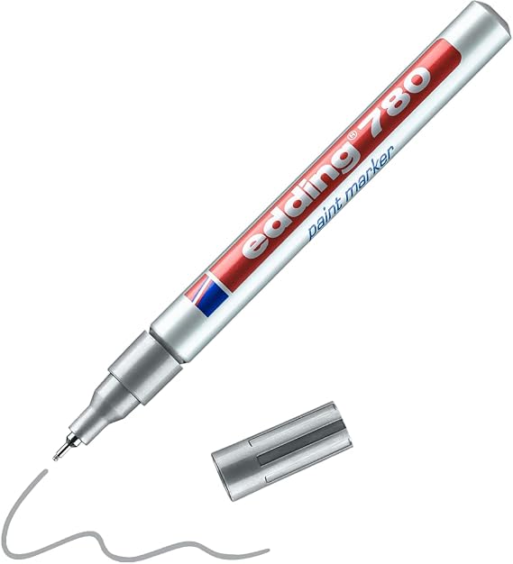 edding 0.8 mm Permanent Marker - Silver