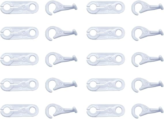 10 Pairs Replacement Parts for Thomas Train Trackmaster Toys Couplers Hooks Eyes -White