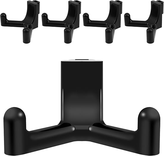 5 Pack Tool Hooks for Lifetime Storage Sheds, Heavy Duty ABS Plastic Hanger Accessories for Vertical Siding, Space Saving Wall Organization for Gardening Tools Rakes and Shovels