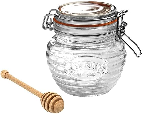 KILNER Honey Pot With Dipper, 1 EA