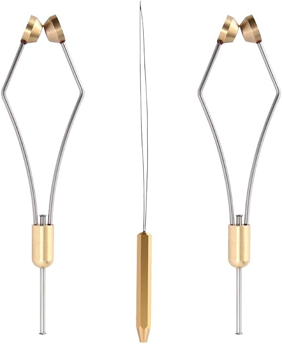HERCULES Fly Tying Tools, Fly Tying Kit with Bobbin Thread Holder, Wire Threader, Knot Whip Finisher, Hackle Plier, Bodkin, Fly Fishing Lure Making Accessories