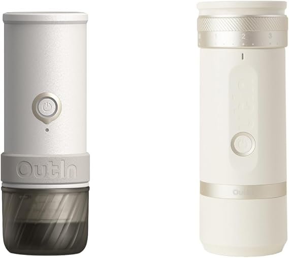 OutIn Mino Portable Electric Espresso Machine Fino Portable Electric Coffee Grinder