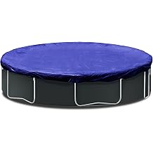 28Ft Heavy-Duty Round Pool Cover, Fit Pool Size 24 Ft, Superior Strength & Durability Round Winter Aboveground Pool Cover, Includes Winch and Cable for Easy Installation, Navy