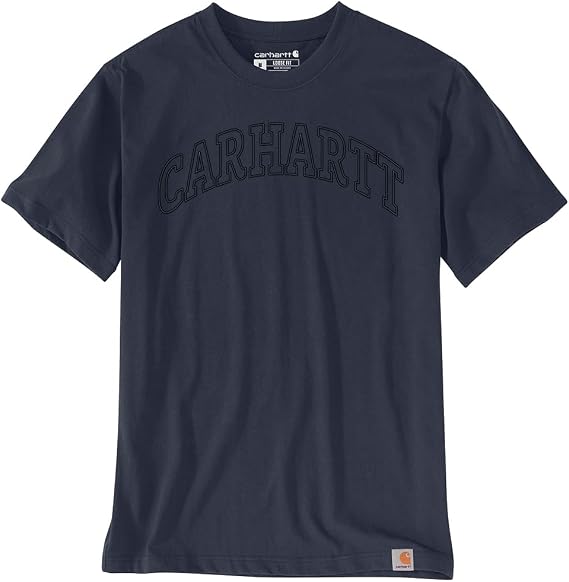 Carhartt Men's 106730 Relaxed Fit Lightweight Short-Sleeve Logo Graphic T-Shirt
