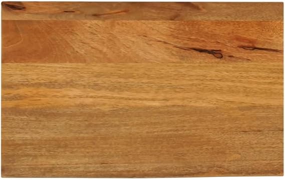 Table Top with Wane Edge, 60 x 20 x 3.8 cm, Solid Mango Wood, Replacement Table Top for Kitchen Table, Desk, Garden Table, Bar Table, Sofa Table, Coffee Table, Side Table