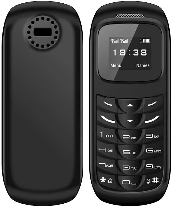Smallest Mini Mobile Phone GSM Unlocked BM70 Bluetooth Dialer Phone (Black)