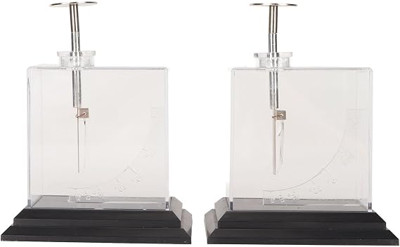 High Sensitity Electrometer, Compact Structure Precise Scale Physics Electroscope for Classroom, Laboratory, Physics Experiment Teaching