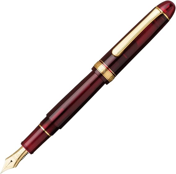 Platinum Pen Co., Ltd. Fountain Pen EF Extra Fine Burgundy #3776 Century PNB-15000 71-1 Genuine Import