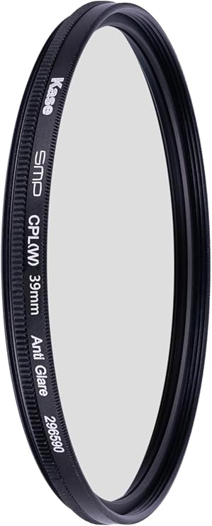 Kase CPL III Screw-in Slim SMP Filter Multicoated Tempered Hardened Optical Glass Anti-Glare Low Reflection Compatible with Fujifilm X-E5 Camera & Fuji XF 23mm F2.8 Lens (39mm)