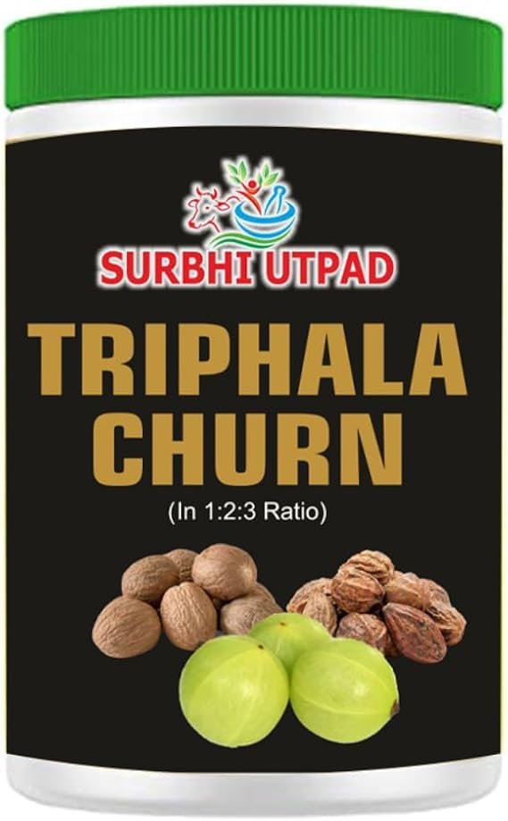 Generic Triphala Powder of Harad, Baheda & Amla,for Weight Loss, Tea, Drinking, Eating, Skin, Face, Hair, Juice, Pure, Organic(100 Gram) Churna, Relieve Constipation -200 gm