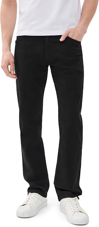 Citizens of Humanity Men's Sid Regular Straight Jeans - 32", Raven, 36
