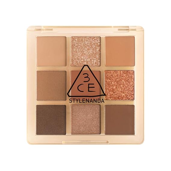3CE Multi Eye Color Palette Clear Warm & Cool #Butter Cream 9Colors Peal Glow Eye Shadow Staylenanda