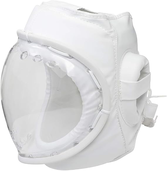 Offical White Kudo CE Approved Head Guard Lace Up Closure- NEW