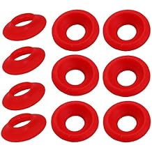 New Silicon Rubber Grolsch EZ Cap Swing Top Bottle Washer Gasket Red/white 25pcs (Red)