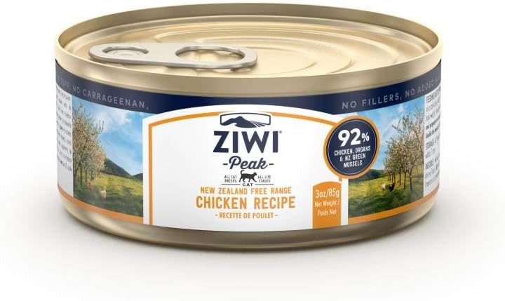 ZIWI Peak Cat Can, Free Range Chicken, 3.0 oz 85 g x 24 Cans