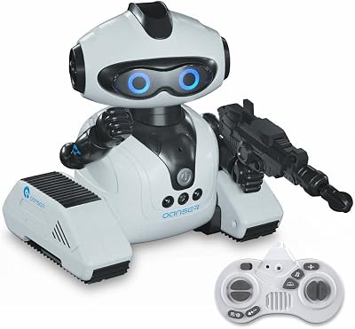 WOWELLO Emo Robot Toys for Kids, Rechargeable Remote Control Smart Robots with Gesture Sensing, Fun Recording and LED Eyes, Toys for 3 4 5 6 7 8 Year Old Boys Girls Gifts