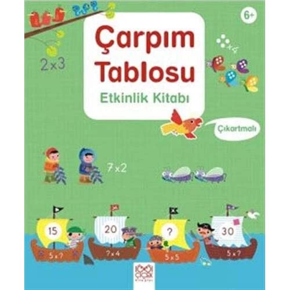 Etkinlik Kitabı - Çarpım Tablosu: 6 Kağıt Kapak – 1 Ekim 2019