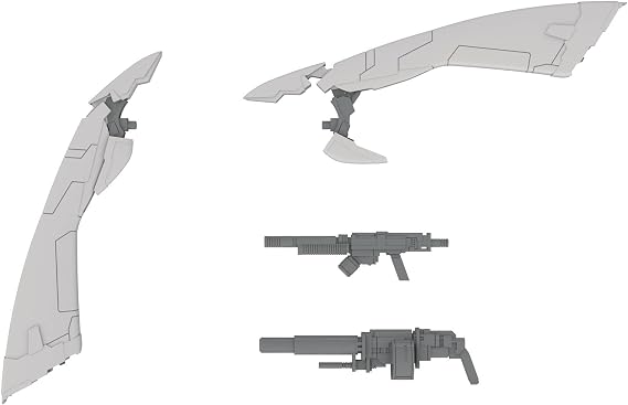 Plum Power Dolls 2: Extension Set A Angel Wing & M51 1:48 Scale Model Kit