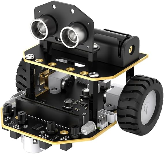 LewanSoul Microbit Smart Robot Kit, Programmable STEM Coding Car for Beginners & Teens 12+, DIY Robotics Engineering Set, Nexbit Starter Kit, No Micro:bit