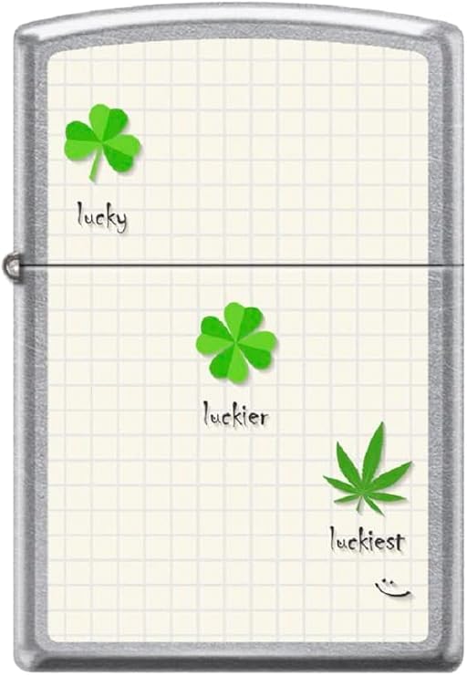 Zippo Lighter Personalized Custom Message Engraved Windproof Lighter, Lucky Designs