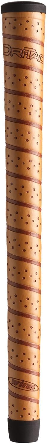 Winn DRI-TAC WRAP Standard Golf Grip - Classic Wrap-Style Design with Contoured Profile - WinnDry Polymer for Performance, Comfort & Shock Absorption - Non-Slip All-Weather Performance