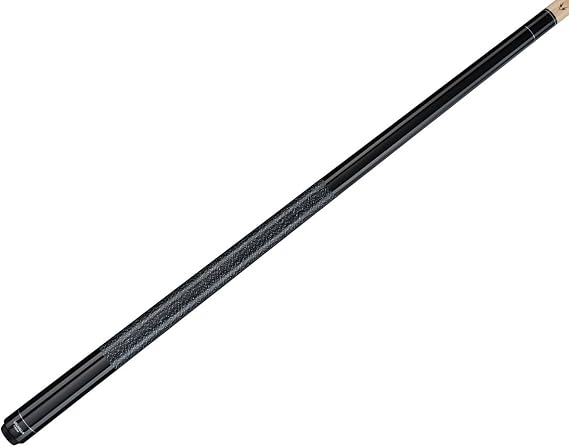 Valhalla by Viking 2 Piece Pool Cue Stick Irish Linen Wrap 16-21 oz. PLUS Rosin Bag (Black VA111, 19 oz.)