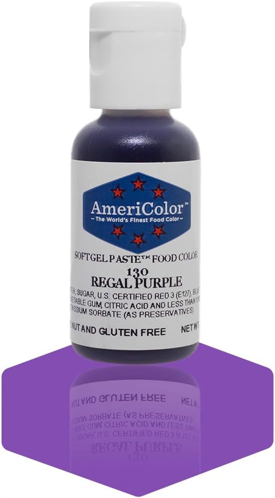 Americolor Soft Gel Paste Food Color, 0.75-Ounce, Regal Purple