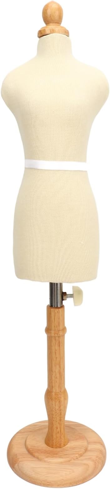 Adjustable Female Dress Form, Professional Flexible Clothing Mannequin Tailor Manikin Body for Pattern Making Sewing Dress (Style 1)