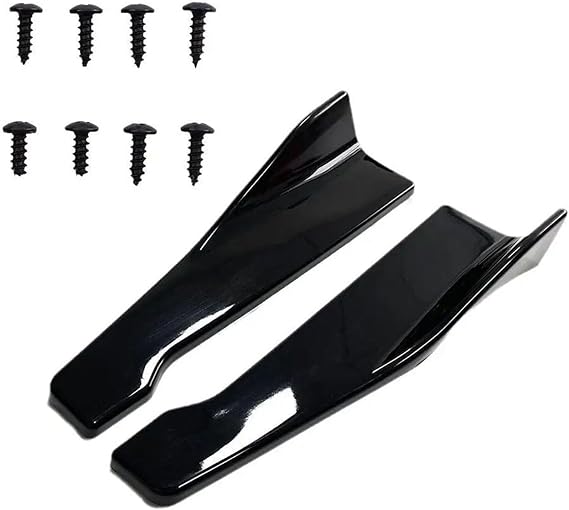 Car Bumper Front Lip Splitter Spoiler For BMW Universal Car Front Rear Bumper Strip Lip Spoiler Diffuser Splitter Scratch Protector 48CM Length(A)